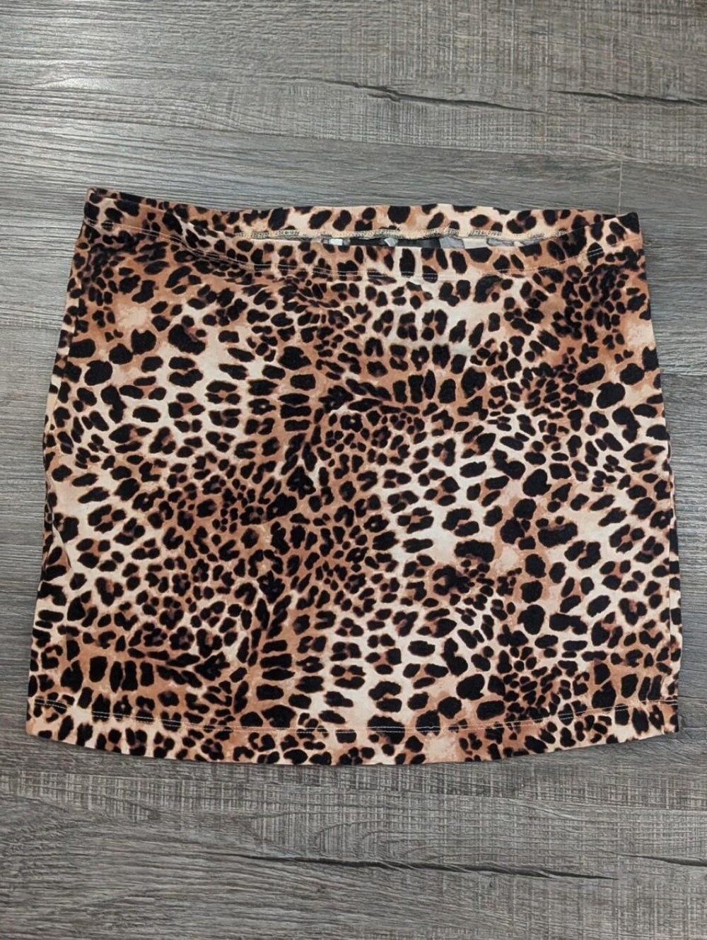 H&M Leopard Print Mini Skirt